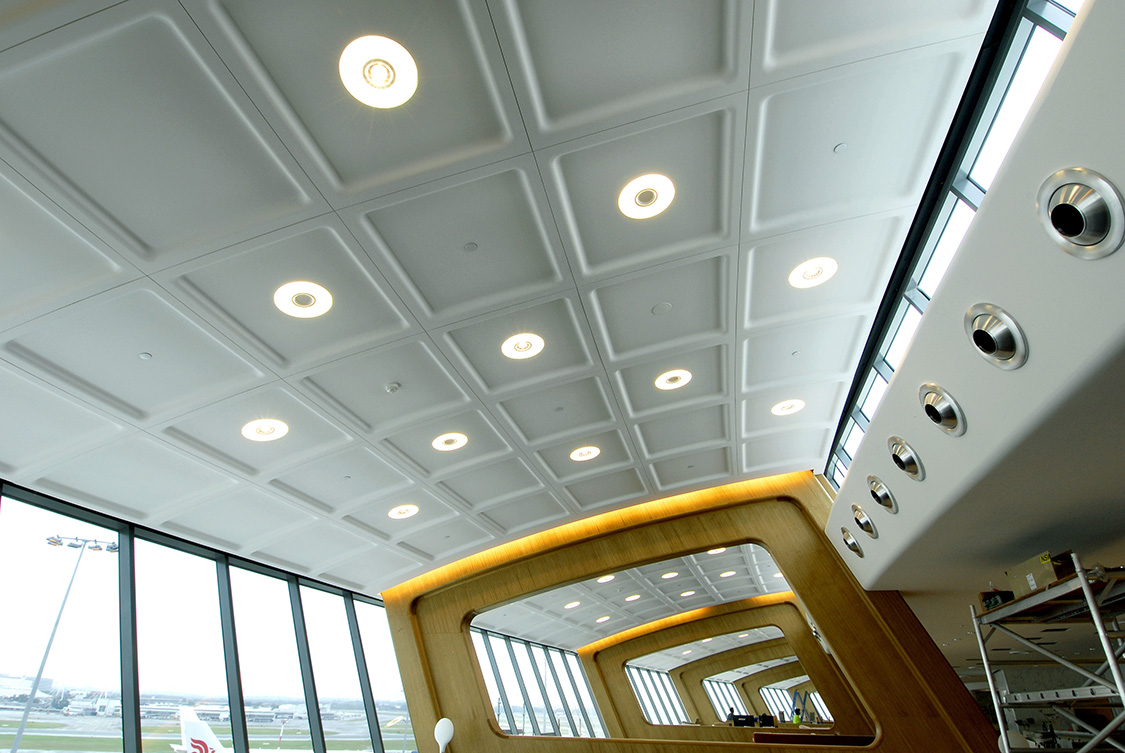 Qantas Lounge Ceiling Tiles